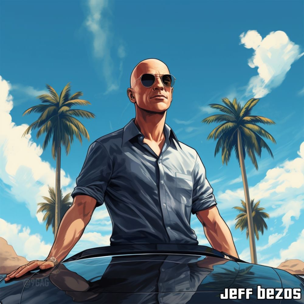 Jeff Bezos GTA 5 style