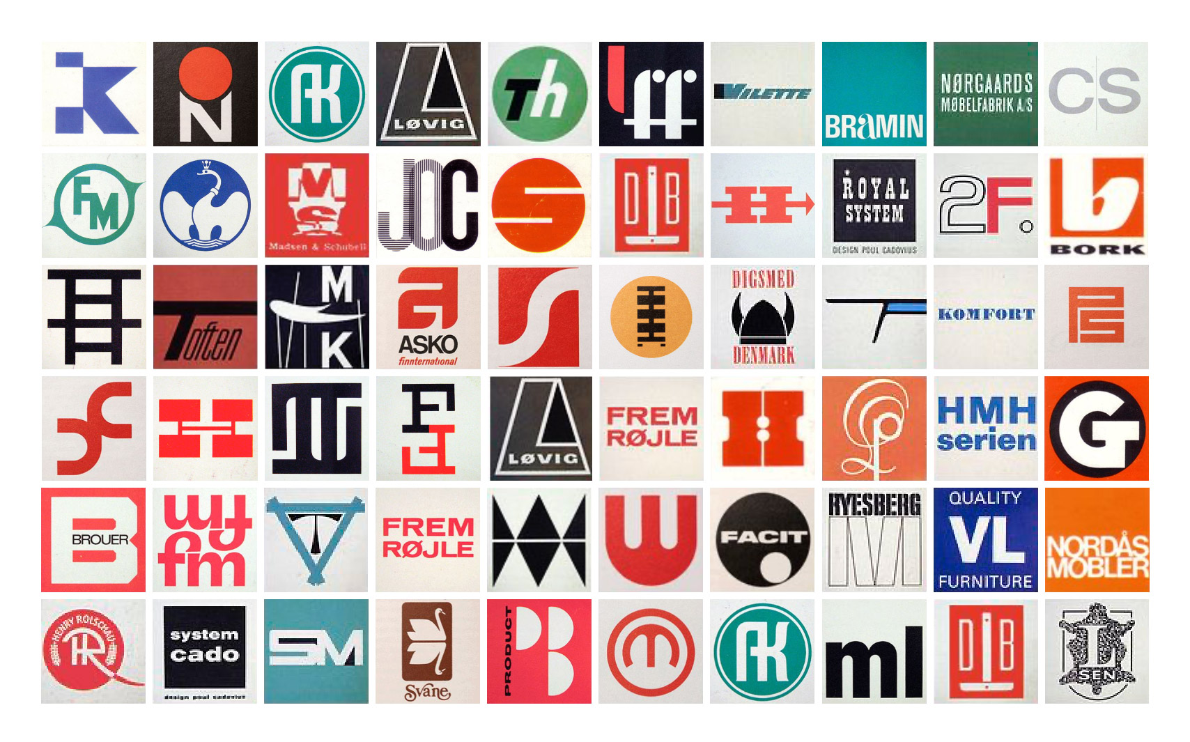 Interfone - Scandinavian logos design