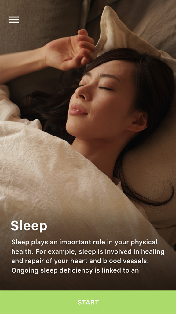 ActiveHealth app - Sleep